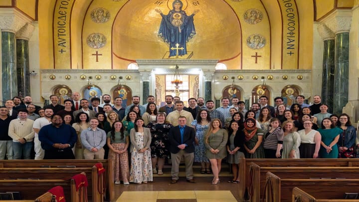 This year's Connect Conference concluded in Washington, D.C. this past Sunday. Attendees are pictured at St. Sophia Greek Orthodox Cathedral. Photo: Connect Conference for Orthodox Young