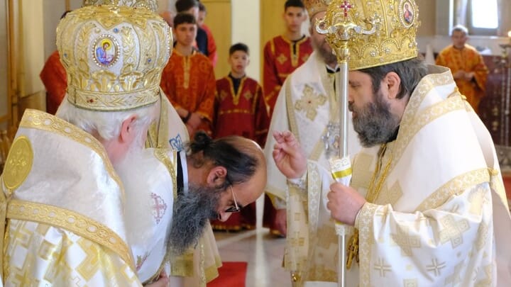 The consecration of Bp. Ignati of Amantia. Photo: Autocephalous Orthodox Church of Albania