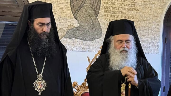 Metropolitan Tychikos & Archbishop Georgios. Photo: philenews.com