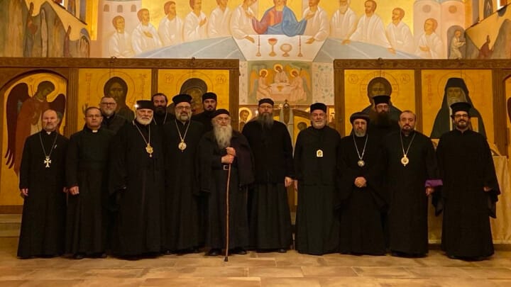 Bishops and priests of various Eastern Christian groups gathered in Essex. Photo: Greek Orthodox Archdiocese of Thyateira and Great Britain