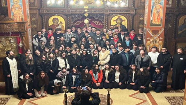 Attendees are pictured at a previous youth camp. Photo: newgracanica.org