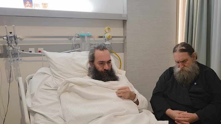 Met. Tychikos in the hospital. Photo: UOJ-Greece