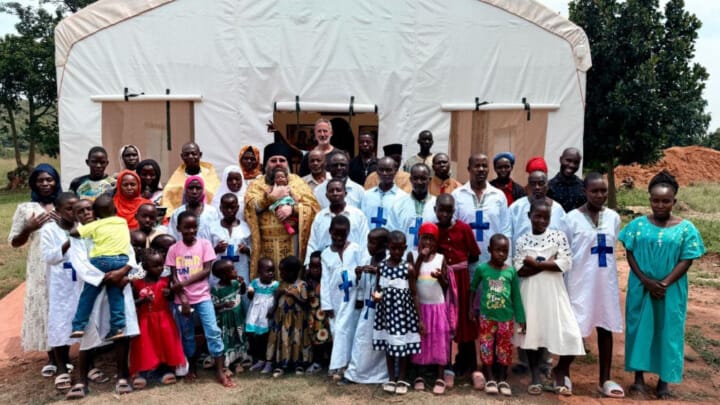 A group of 32 catechumens was recently baptized in Uganda. Photo: exarchate-africa.ru