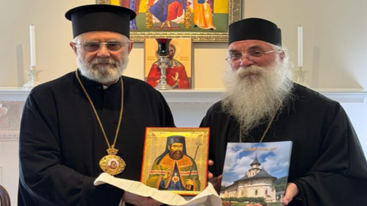 Met. Saba and Archim. Melchisedec. Photo: antiochian.org