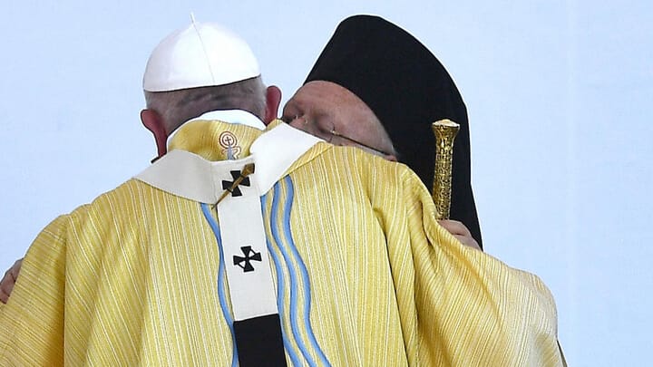 Will Pope Francis and Patriarch Bartholomew test unification in Ukraine? Photo: EPA-EFE/LUCA ZENNARO