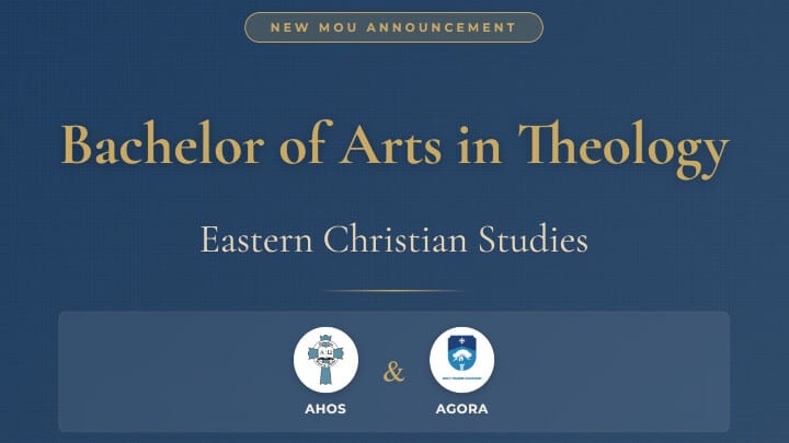 The Antiochian House of Studies and Agora University signed an MOU for a new academic program. Photo: AHOS