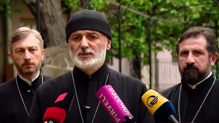 Fr. Andria Jaghmaidze. Photo: Public Relations Department of the Patriarchate of Georgia/Facebook