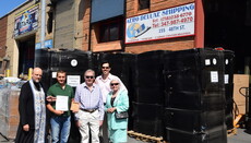 Orthodox believers of New York send a container with humanitarian aid to Donbass