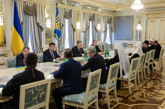 The Church will do everything for the unity of the Ukrainian people, – UOC Primate at the meeting of the Council of Churches with President