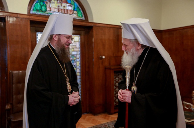 Chancellor of UOC meets with Primate of Bulgarian Orthodox Church