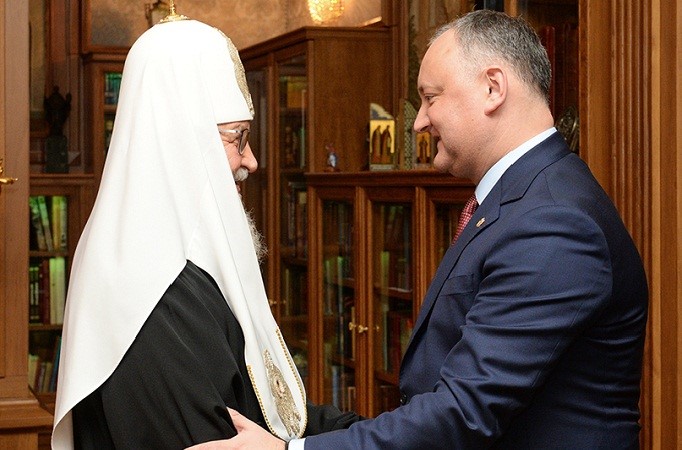 Igor Dodon asks Patriarch Kirill to help Moldova unite