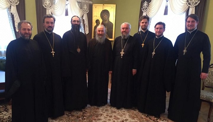 The Primate of the UOC met with the clergy of the Vinnitsa eparchy in his residence at the Kiev-Pechersk Lavra