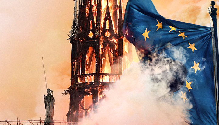 Some saw the Notre Dame fire as Europe’s funeral pyre. Photo: UOJ