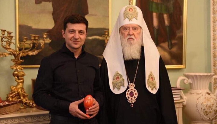 Vladimir Zelensky has met with Filaret