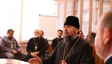 Epiphany Dumenko holds a “clergy” meeting of Kiev Eparchy of OCU