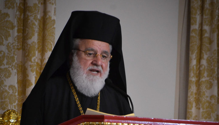 Metropolitan Nikiforos of Kykkos and Tylliria of the Church of Cyprus. Photo: romfea.gr