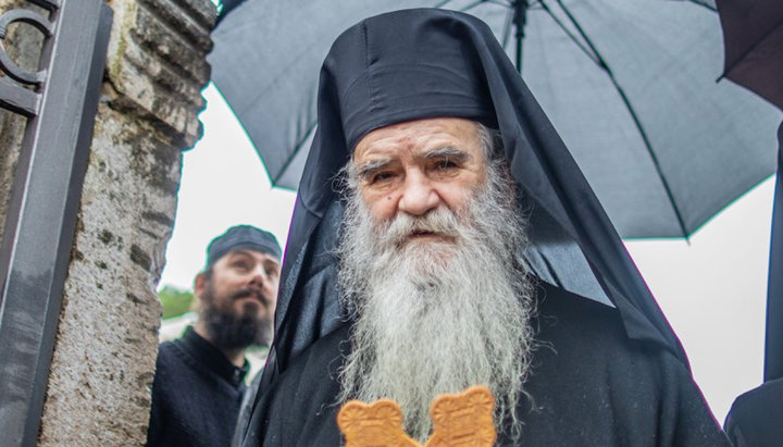 Metropolitan Amphilochios (Radović) of Montenegro and the Littoral. Photo: Facebook