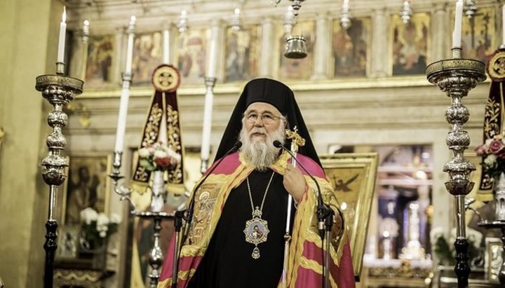 Metropolitan Nektarios of Kerkyra. Photo: romfea.gr