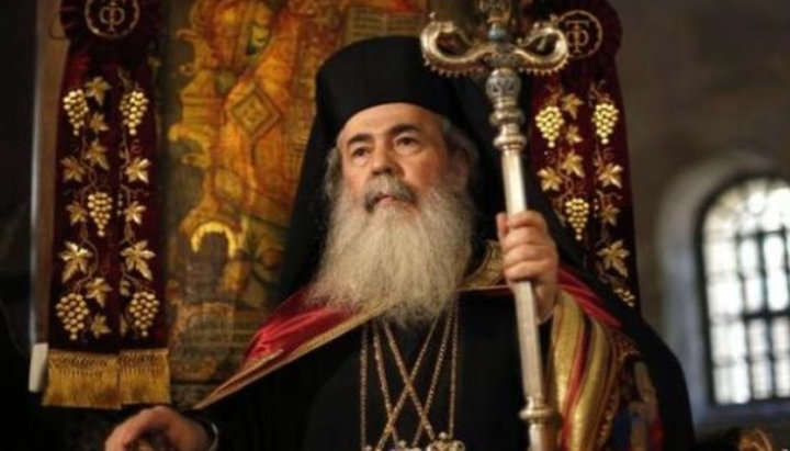 Patriarch Theophilos III of Jerusalem. Photo: “Vesti”