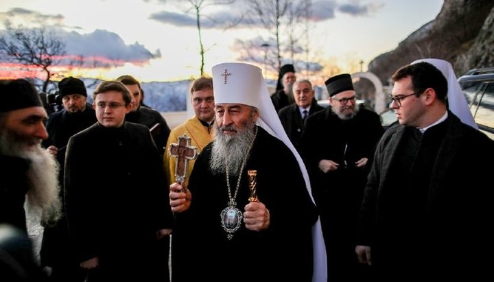 Primate of the UOC His Beatitude Metropolitan Onuphry in Montenegro. Photo: t.me/bishopvictor