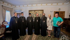 Metropolitan Anthony meets with a delegation of Antiochian Church