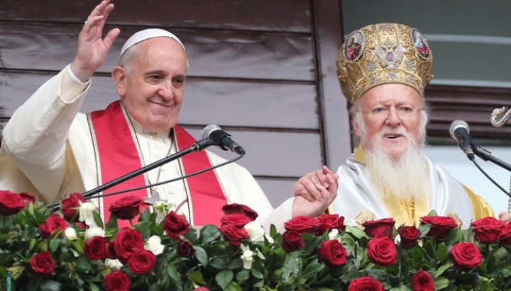 Patriarch Bartholomew and Pope Francis. Photo: sib-catholic.ru