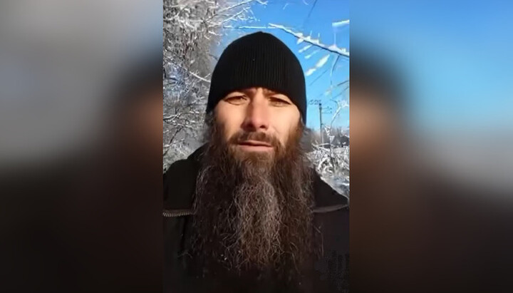 The cleric of the UOC said that the fight against the Church would lead to the defeat of Ukraine in the war. Photo: Facebook video screenshot