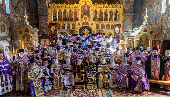 Participants in the meeting of the clergy of the northern deaneries of the Eastern American Diocese of ROCOR. Photo: synod.com