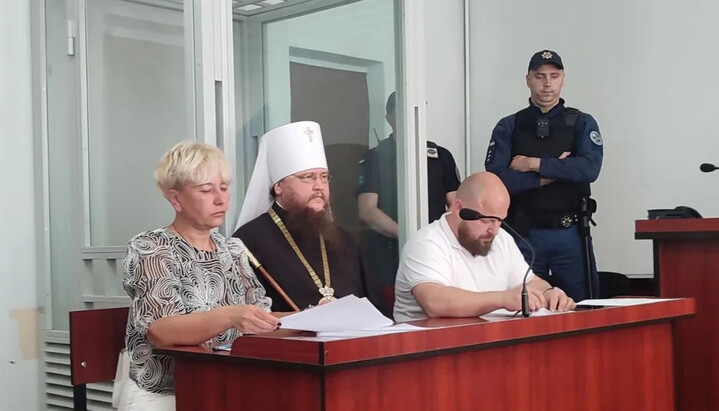 Court hearings of the Metropolitan Theodosy case. Photo: Suspilne