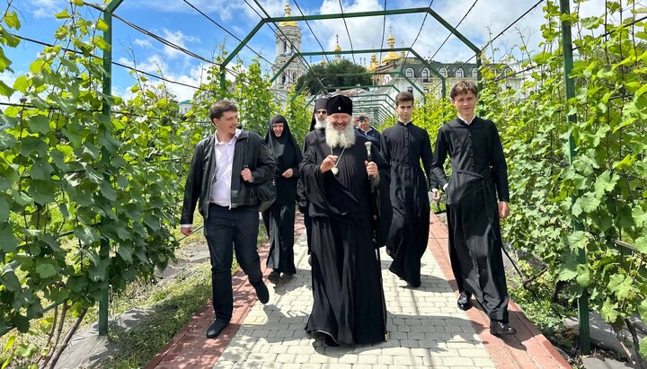 Metropolitan Pavel in the Kyiv-Pechersk Lavra. Photo: UOJ