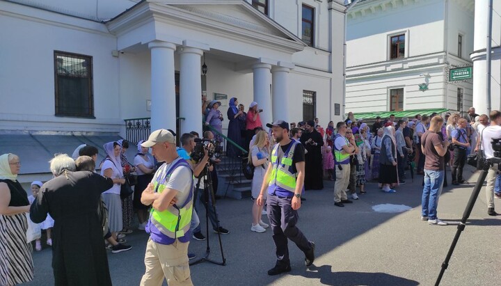 One of the buildings of the Kyiv-Pechersk Lavra. Photo: t.me/kozakTv1