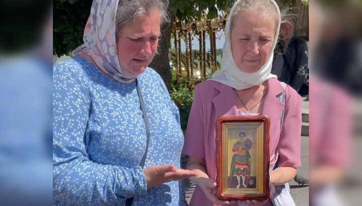 Icon of Demetrius of Thessaloniki. Photo: video screenshot t.me/lavralive