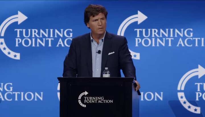 American journalist Tucker Carlson. Photo: a screenshot of Tucker Carlson's YouTube channel video