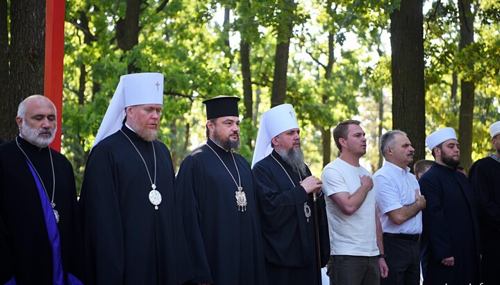 Participants of the "prayer breakfast" in Irpin. Photo: pomisna.info