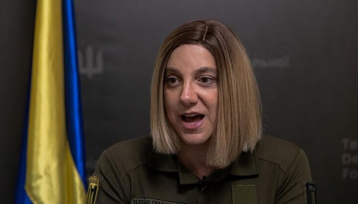 Sarah Ashton-Cirillo, the face of the Ukrainian Armed Forces media project for Western countries is. Photo: strana.news