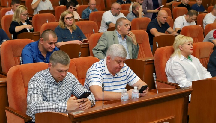 The session of the Dnipro City Council. Photo: dniprorada.gov.ua