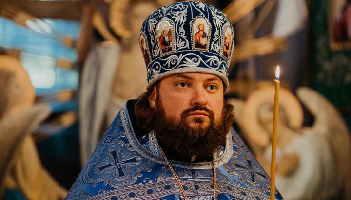 The secretary of the Rivne Eparchy of the UOC, Archpriest Viktor Zemlianyi. Photo: Fr. Viktor's Facebook page