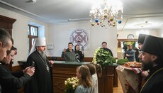 Dumenko opens Sunday school at Lavra residence of UOC Primate