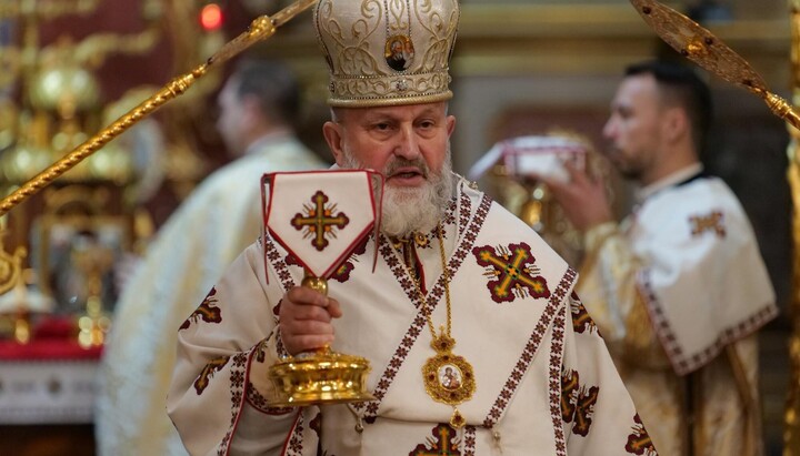 Metropolitan Ihor Vozniak of the UGCC. Photo: a website of the Lviv Metropolis of the UGCC