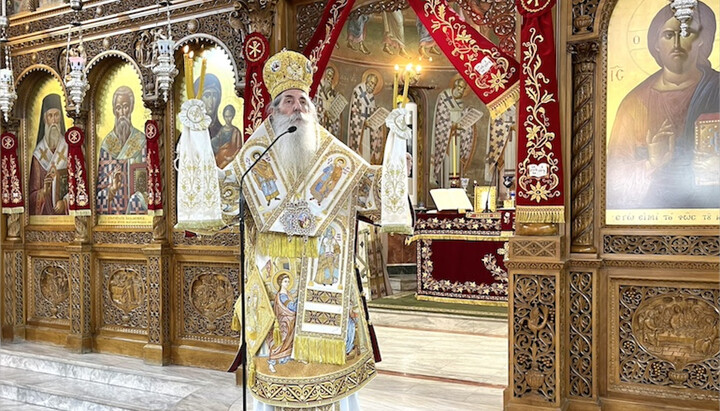 Metropolitan Seraphim. Photo: romfea.gr