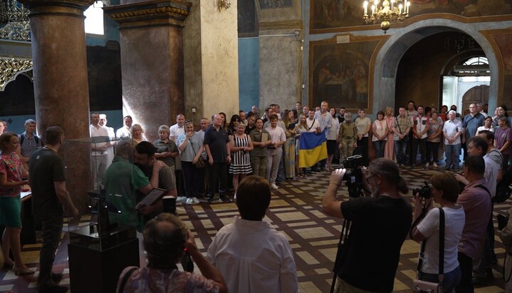 The Transfiguration Cathedral in Chernihiv, which was taken away from the UOC, is now functioning as a museum. Photo: suspilne