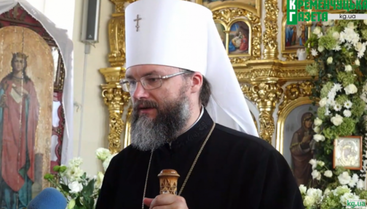 “Metropolitan” Fedir of Poltava and Kremenchuh (OCU). Photo: Kremenchutska Gazeta