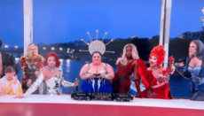 French queer artists claim they parodied precisely the 'Last Supper'