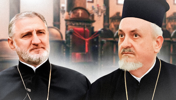 Metropolitan Elpidophoros of America and Metropolitan Emmanuel of Chalcedon. Photo: UOJ