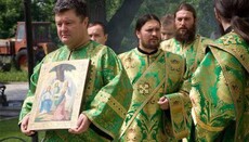 UOC responds to what status Poroshenko had in the Church