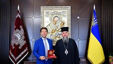 Epifaniy tells Italy Ambassador about national security in spiritual sphere