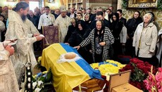 In Zymne UOC Monastery, last rites given to AFU colonel, advisor to Zaluzhny