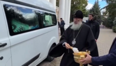 Odesa Eparchy delivers food and 500,000 UAH to frontline Donbas