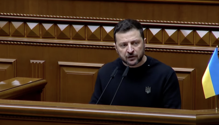 Volodymyr Zelensky. Photo: Screenshot from the Office of the President video