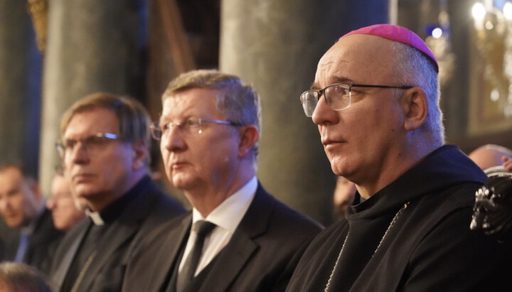 A representative of the RCC at the feast of the Phanar. Photo: orthodoxianewsagency.gr